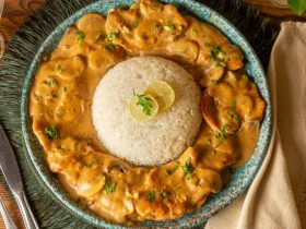 بيكاتا_الدجاج_بالمشروم_بيكاتا_بدون_كريمة